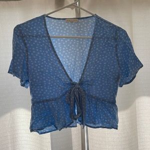 L.A Hearts front tie shirt